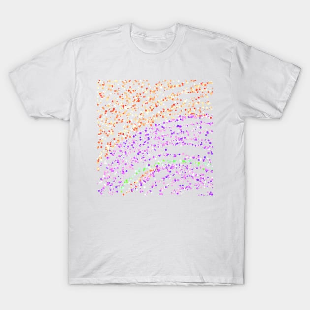 colorful stars abstract pattern background T-Shirt by Artistic_st